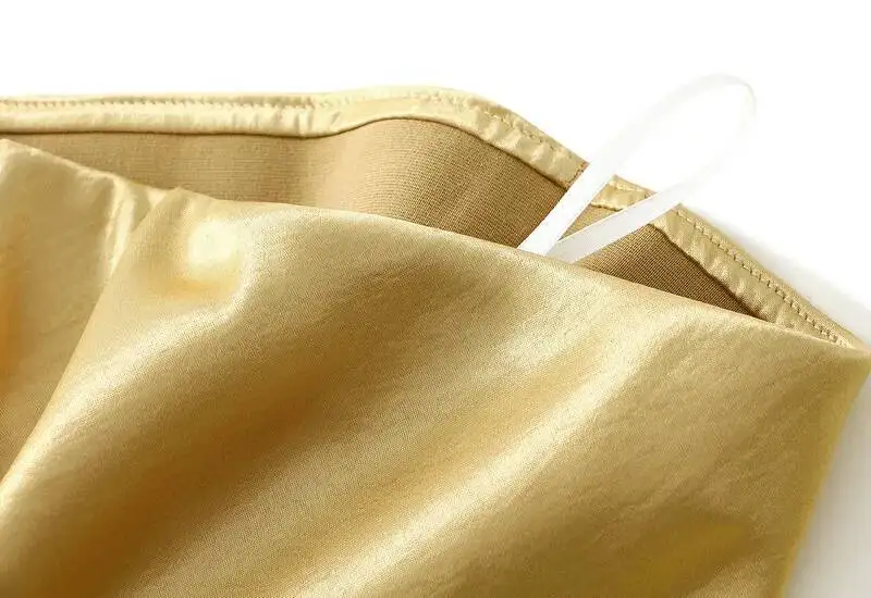 Women Summer Satin Long Skirt 2025 Trendy Elegant High Waist Solid Color Luxury Faldas
