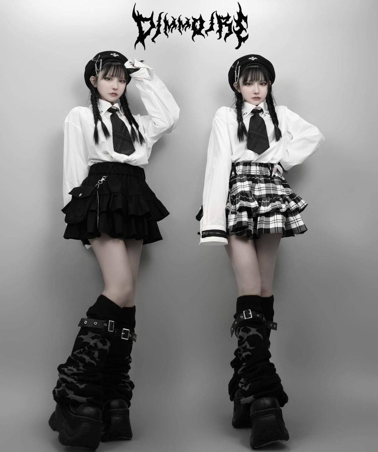 Japanese Harajuku Punk College Style Plaid Cake Ultra Short Skirt Subculture Y2k Girl Autumn High Waist Mini Skirt with Waistbag