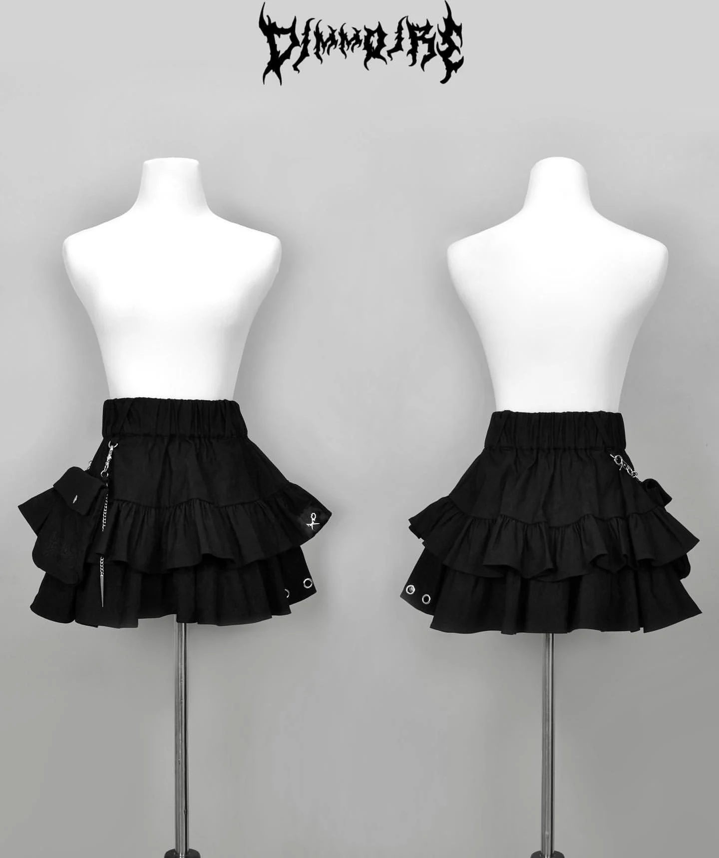 Japanese Harajuku Punk College Style Plaid Cake Ultra Short Skirt Subculture Y2k Girl Autumn High Waist Mini Skirt with Waistbag