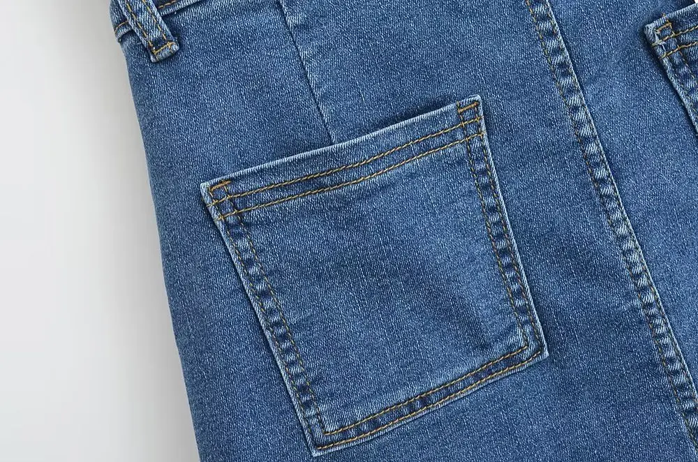 Mini Denim Skirt With Pockets Y2k Streetwear Sexy High Waist Vintage Jean Coquette Shorts Skirt For Women Summer 2023