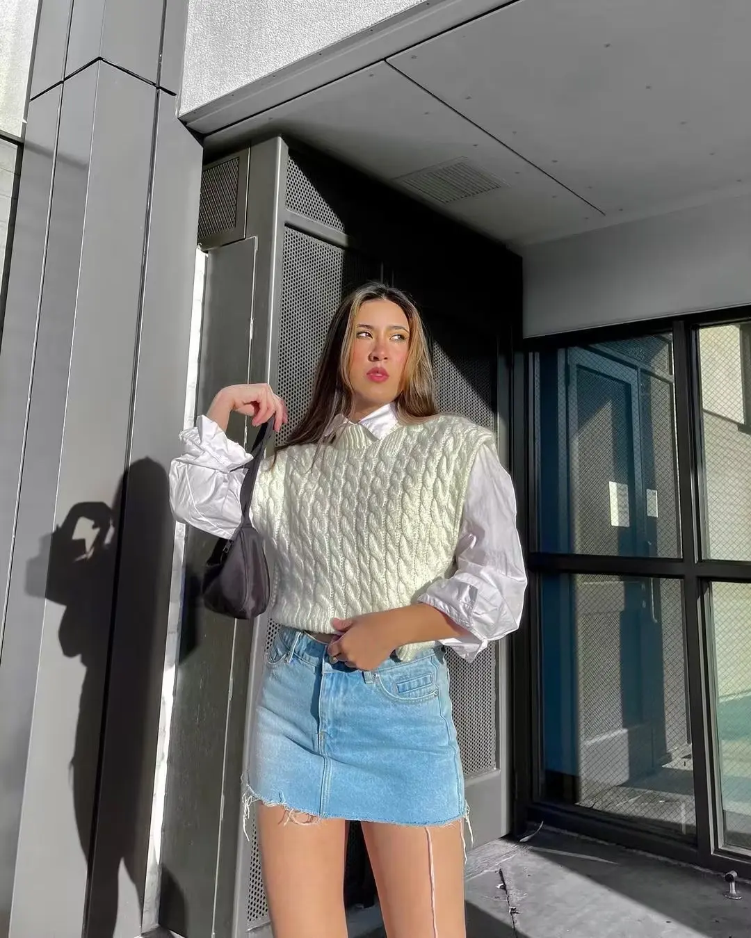 Mini Denim Skirt With Pockets Y2k Streetwear Sexy High Waist Vintage Jean Coquette Shorts Skirt For Women Summer 2023