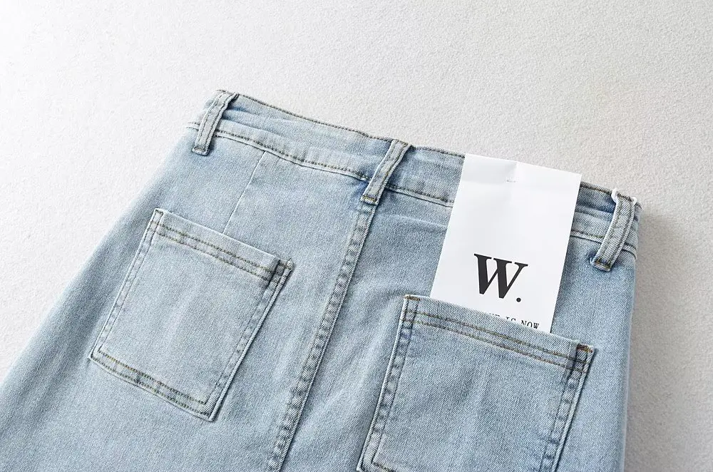 Mini Denim Skirt With Pockets Y2k Streetwear Sexy High Waist Vintage Jean Coquette Shorts Skirt For Women Summer 2023