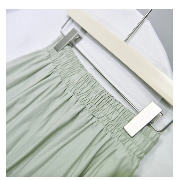 Real Photo Good Quality Women Summer Cotton Elegant White Long Skirts High Waist A-Line Boho Maxi Skirts Faldas Femme Streetwear