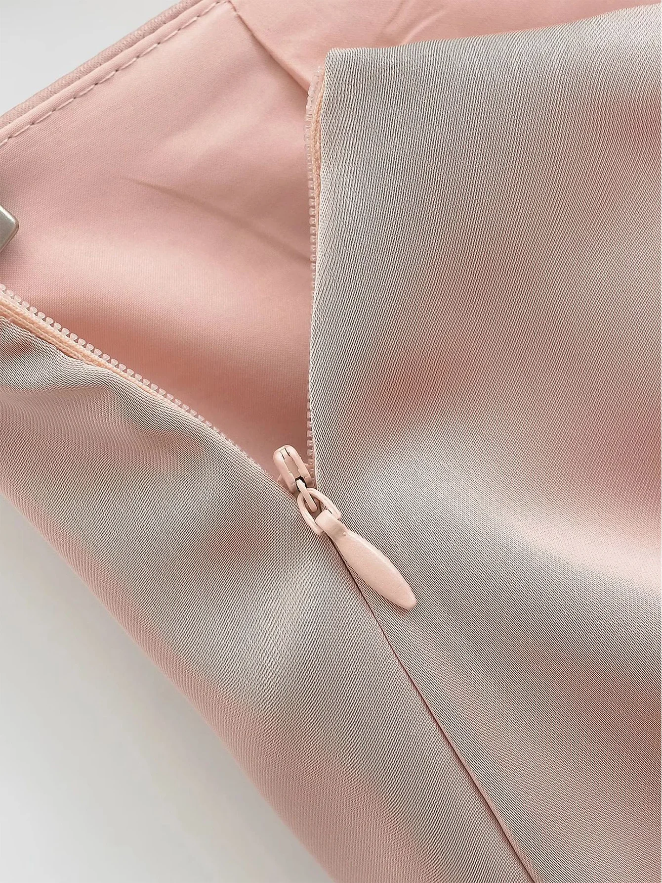 Sexy Vintage Satin Black White Mini Skirt Women Summer Clothes Pink Fashion Short Skirts Woman Clothing Cute Micro Pencil Skirt
