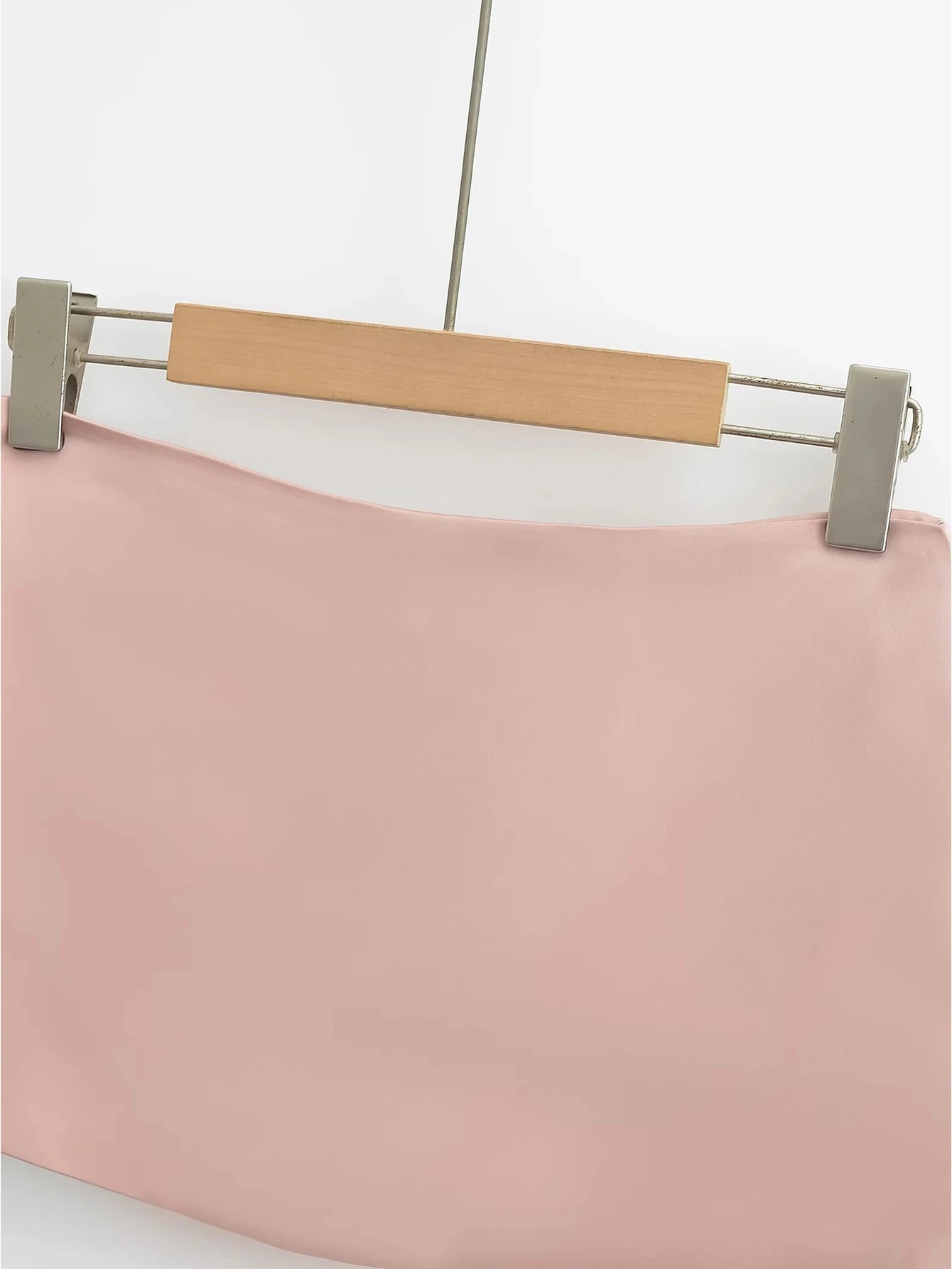 Sexy Vintage Satin Black White Mini Skirt Women Summer Clothes Pink Fashion Short Skirts Woman Clothing Cute Micro Pencil Skirt