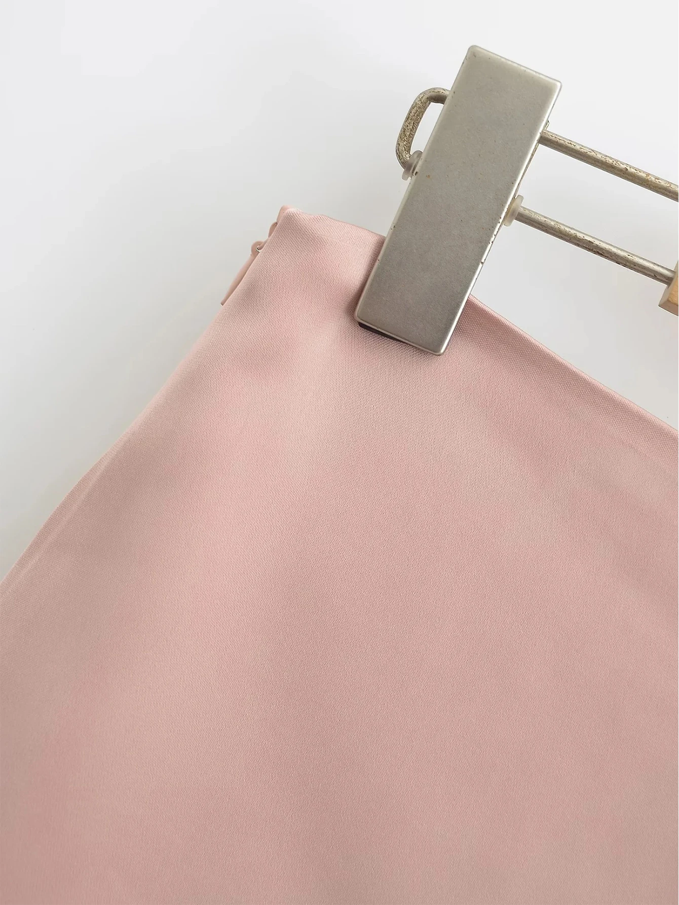 Sexy Vintage Satin Black White Mini Skirt Women Summer Clothes Pink Fashion Short Skirts Woman Clothing Cute Micro Pencil Skirt