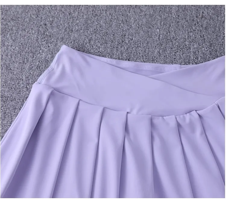 Women's Quick Dry Pleated Tennis Skirts Mid Waisted Cute Athletic Workout Running Sports Golf Skorts