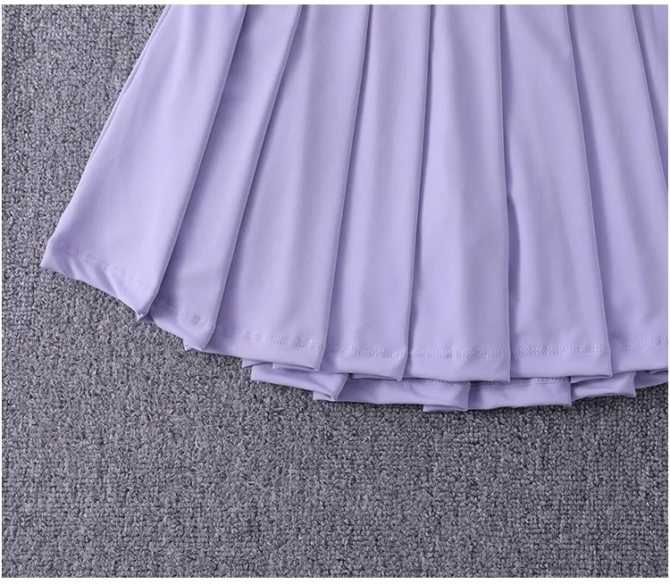 Women's Quick Dry Pleated Tennis Skirts Mid Waisted Cute Athletic Workout Running Sports Golf Skorts