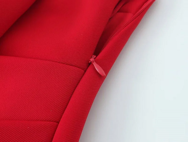 MUJER 2025 Pleated Mini Skirt Women Red High Waist Women's Skirt Cylinder Layered Short Skirts for Woman Chic Summer Women Skirt