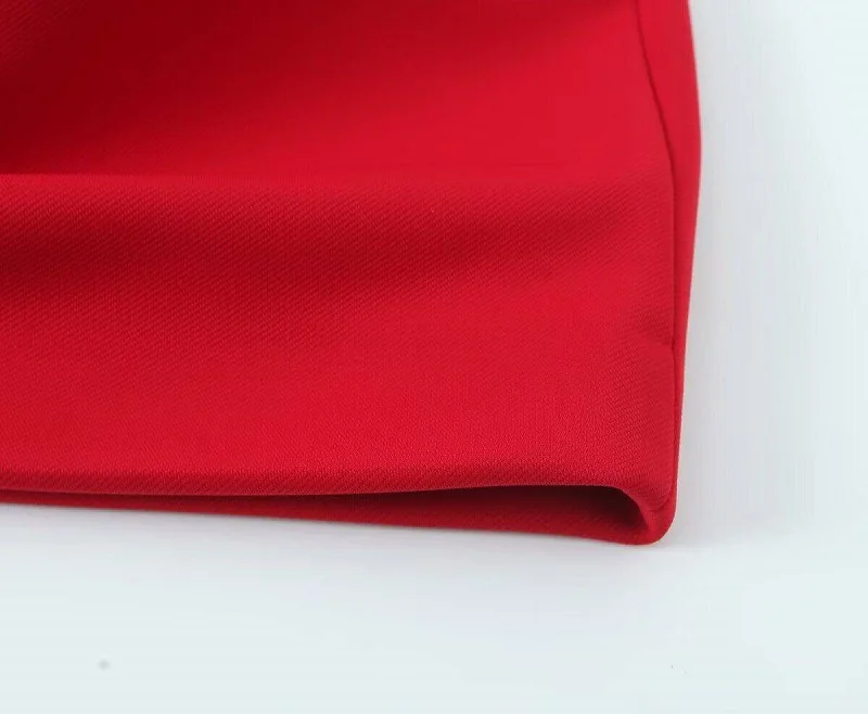 MUJER 2025 Pleated Mini Skirt Women Red High Waist Women's Skirt Cylinder Layered Short Skirts for Woman Chic Summer Women Skirt