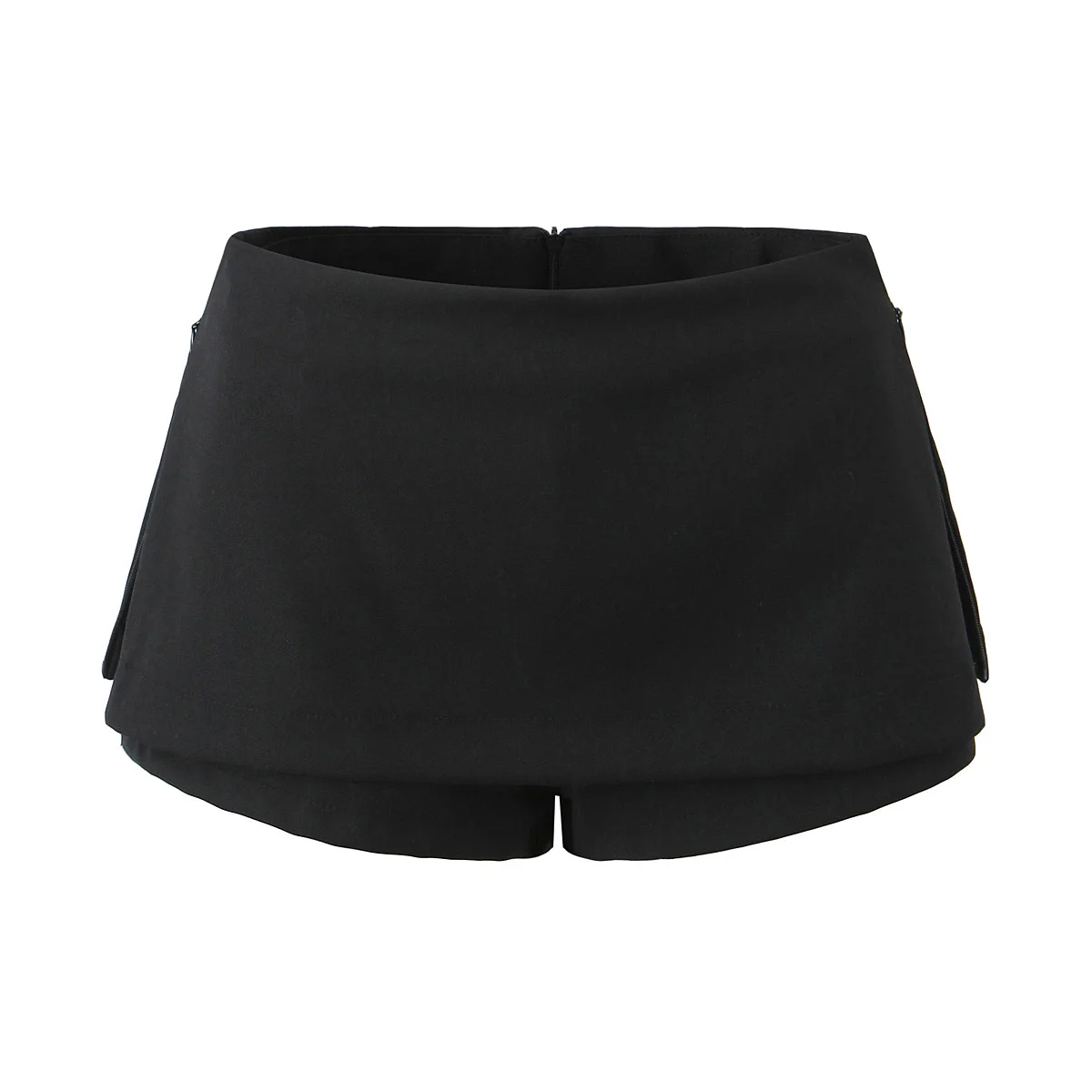 Black mini skirts for woman y2k Summer clothes 2025 pencil skirt low rise korean fashion skirt japanese micro skirts with shorts