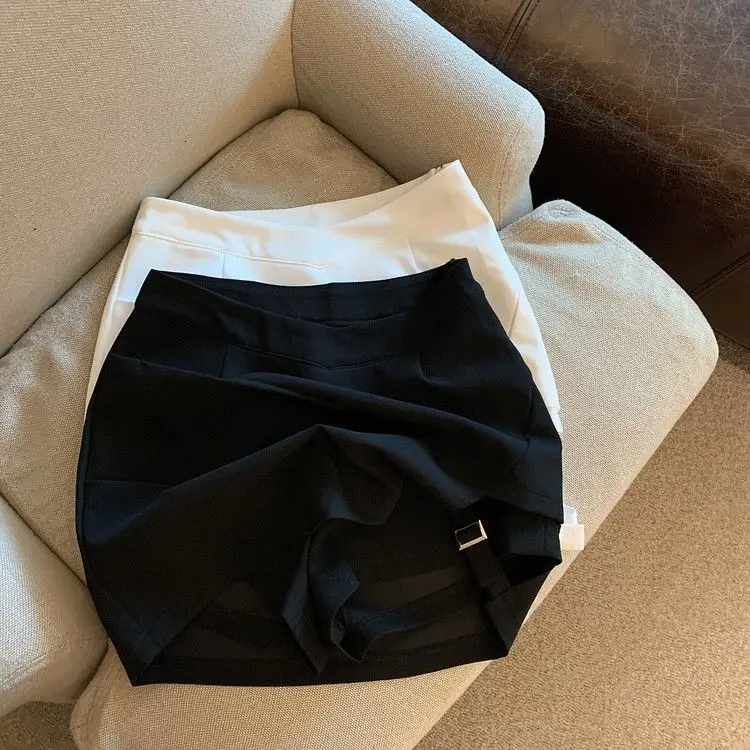 Y2K Fashion Irregular Mini Skirt for Women Korean High Waist Streetwear Slim Skirts Summer Sexy Tight Female A Line Skirts