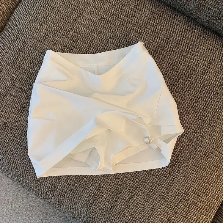 Y2K Fashion Irregular Mini Skirt for Women Korean High Waist Streetwear Slim Skirts Summer Sexy Tight Female A Line Skirts