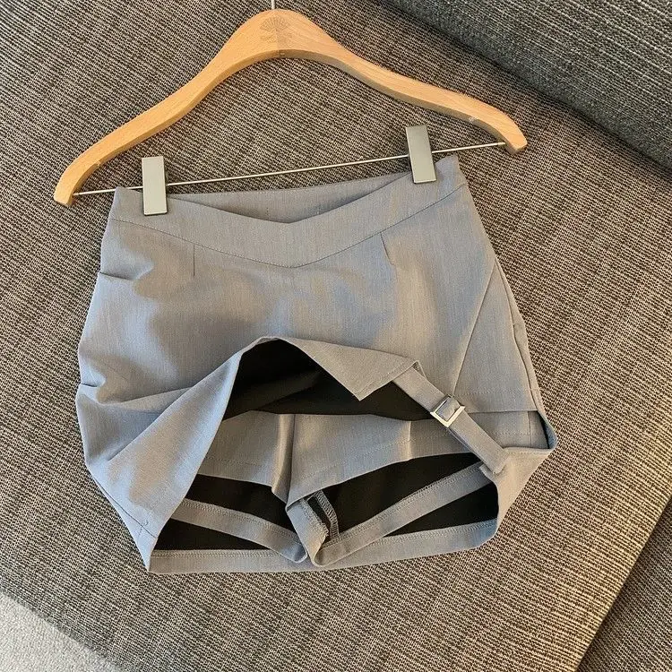 Y2K Fashion Irregular Mini Skirt for Women Korean High Waist Streetwear Slim Skirts Summer Sexy Tight Female A Line Skirts