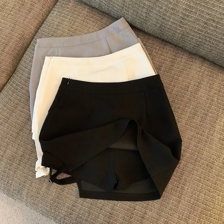 Y2K Fashion Irregular Mini Skirt for Women Korean High Waist Streetwear Slim Skirts Summer Sexy Tight Female A Line Skirts