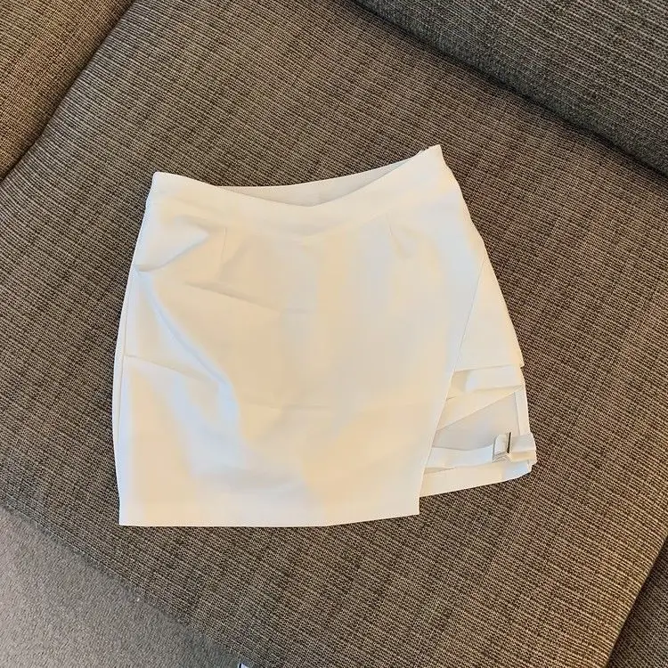 Y2K Fashion Irregular Mini Skirt for Women Korean High Waist Streetwear Slim Skirts Summer Sexy Tight Female A Line Skirts