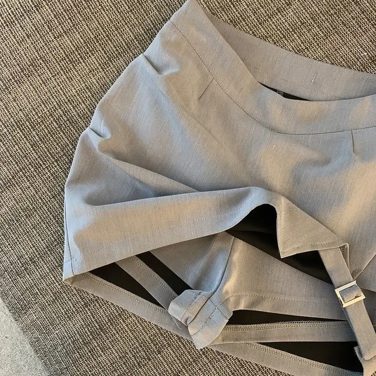 Y2K Fashion Irregular Mini Skirt for Women Korean High Waist Streetwear Slim Skirts Summer Sexy Tight Female A Line Skirts