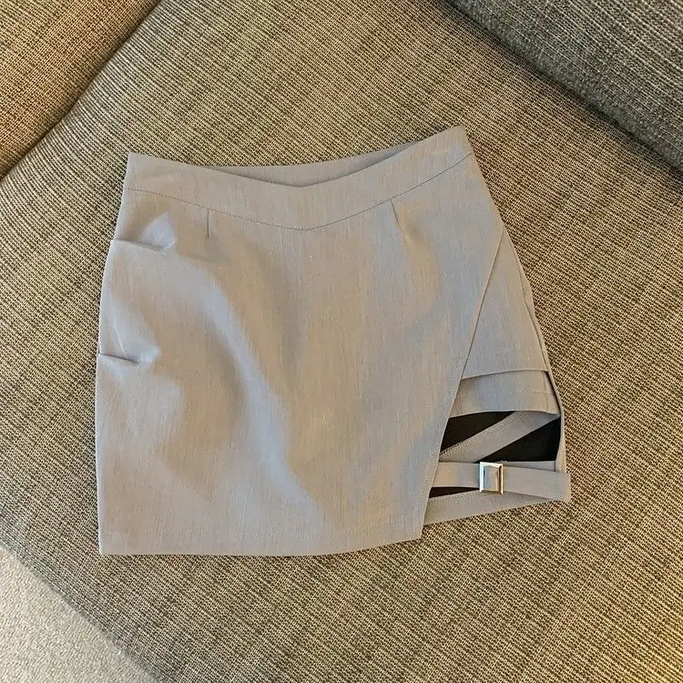 Y2K Fashion Irregular Mini Skirt for Women Korean High Waist Streetwear Slim Skirts Summer Sexy Tight Female A Line Skirts