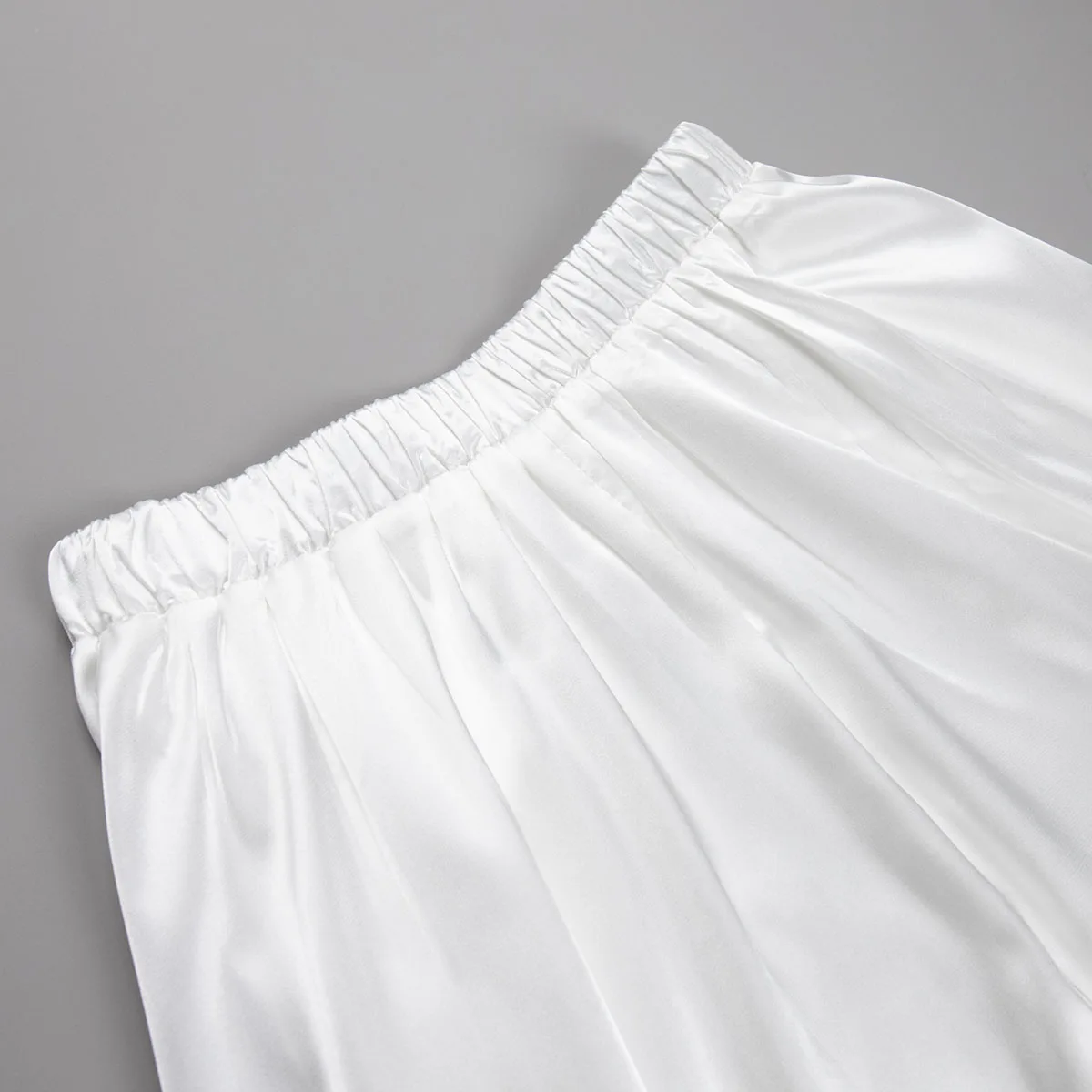 Bornladies Elegant Satin Loose Women Skirt 2025 High Waist Maxi Skirts Streetwear Classic Long Skirt Fashion Female Black Skirt