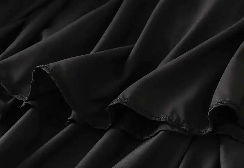 UCXQ Elegant Fashion Skirt Fairy Style All Match Patchwork Bow High Waist Vintage Umbrella Skirt Women 2025 Spring Summer 3A9515
