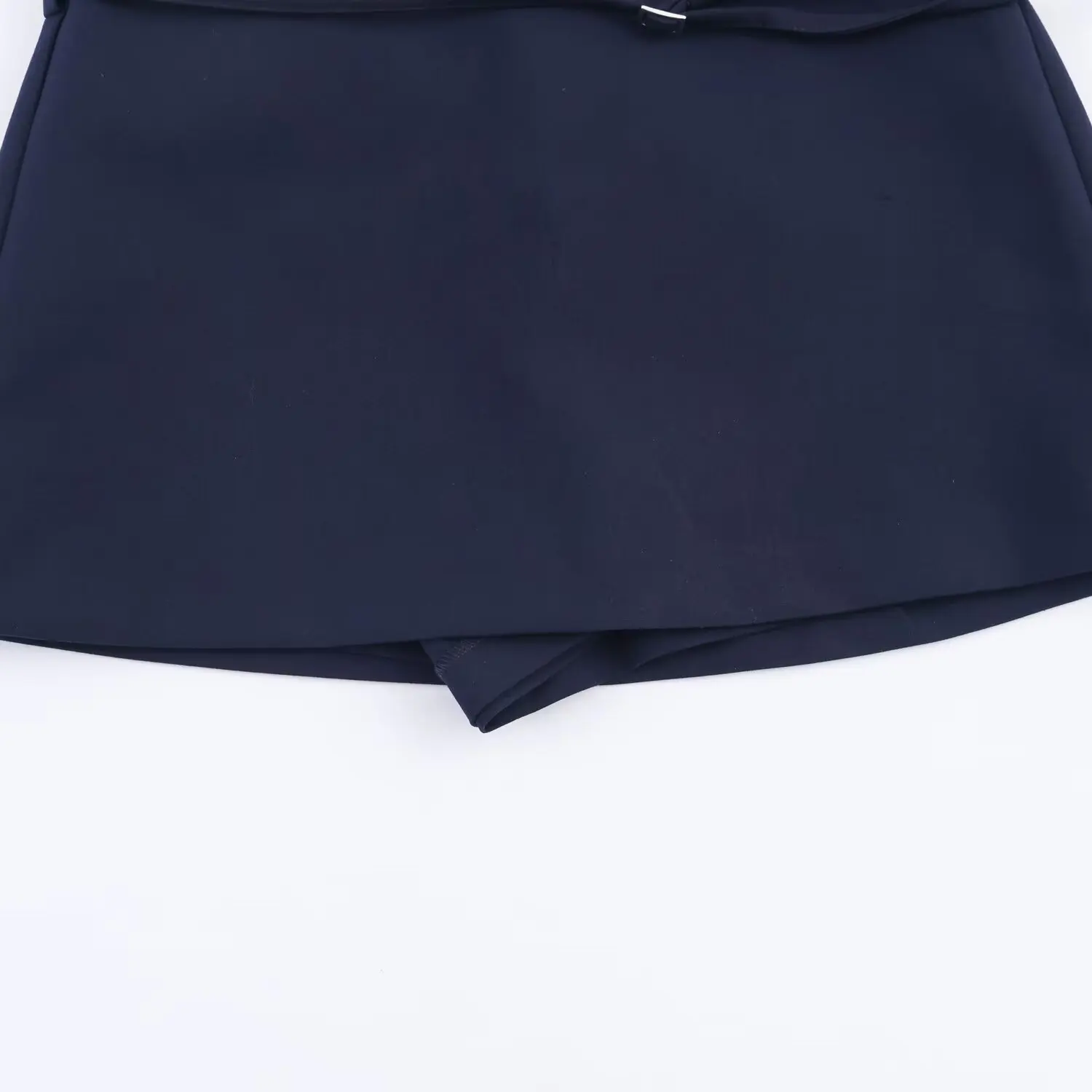 BSAY Autumn New Product Women's Wear 2025 Fashion Versatile Slim Straight Waist Belt Decoration Mid Waist Skirts and Pants