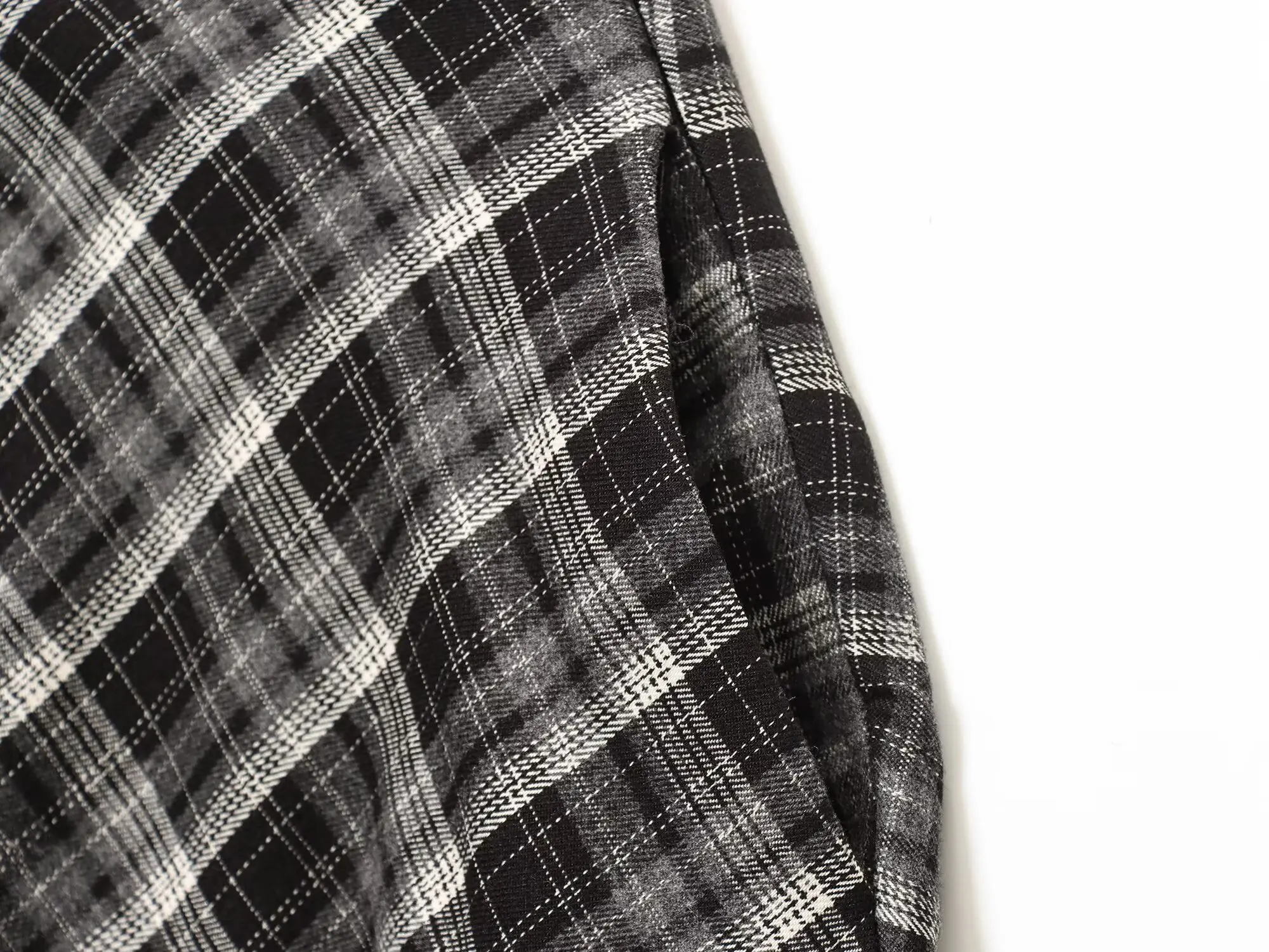 BSAY Loose Plaid Umbrella Skirt Women's clothing Autumn Winter Side Zip Chic Female High Waist Elegant A-line Long Skirts Mujer