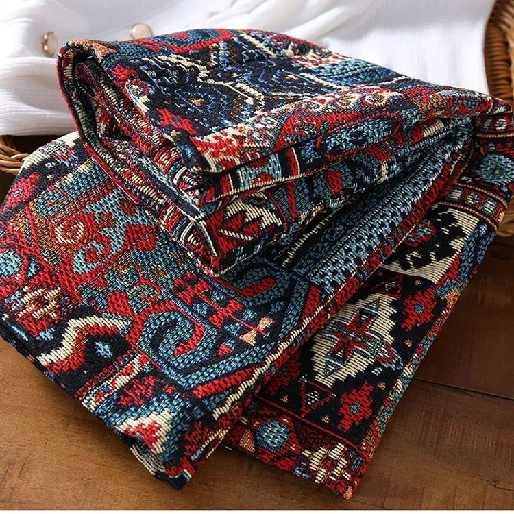 Early Spring Womens Boho Skirt Embroidery A-Line Mini Skirts Chic Geometric Pattern Woolen Vintage Ethnic Style Female Skirts