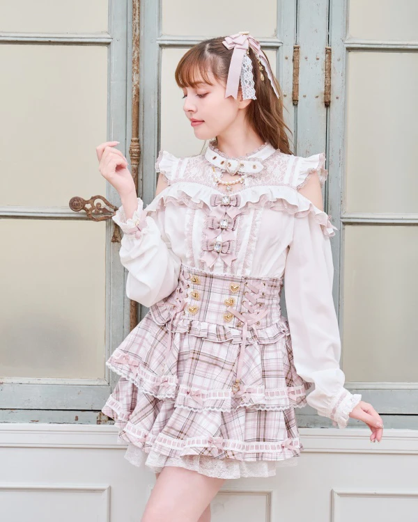 Japanese Style Strap Skirt High Waist Slim Fit High Waist Short Pleated Skirt Autumn Winter New Sweet Fairy Plaid Cake Skirts