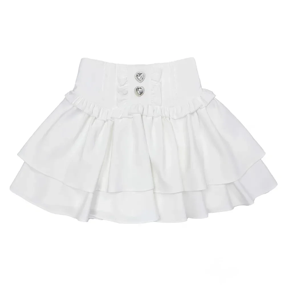 Women's Jirai Kei Lolita Plaid Lace Up High Waist Skirt Sweet A Line Punk Kawaii Subculture Daily Japanese Harajuku Cute Outfit