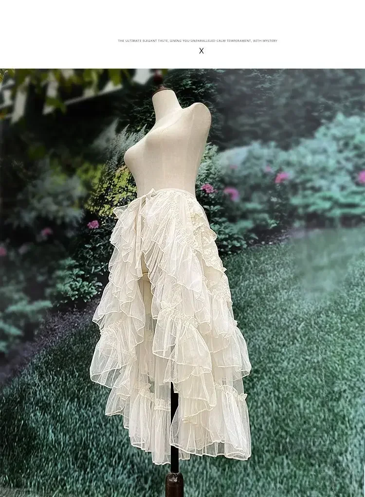 Elegance Luxury Elegant Women's Skirts Woman 2025 Trend Restore Ancient Ways Women's Midi Skirt Y2k Long Maxi Summer Clothing
