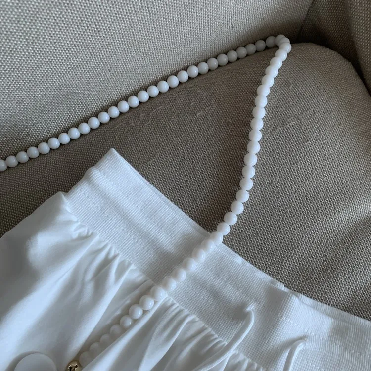 Summer Women Sports A Line Skirts for Women Summer High Waist Drawstring Solid Mini Skirts Female Sweet All Match Ballet Skirts