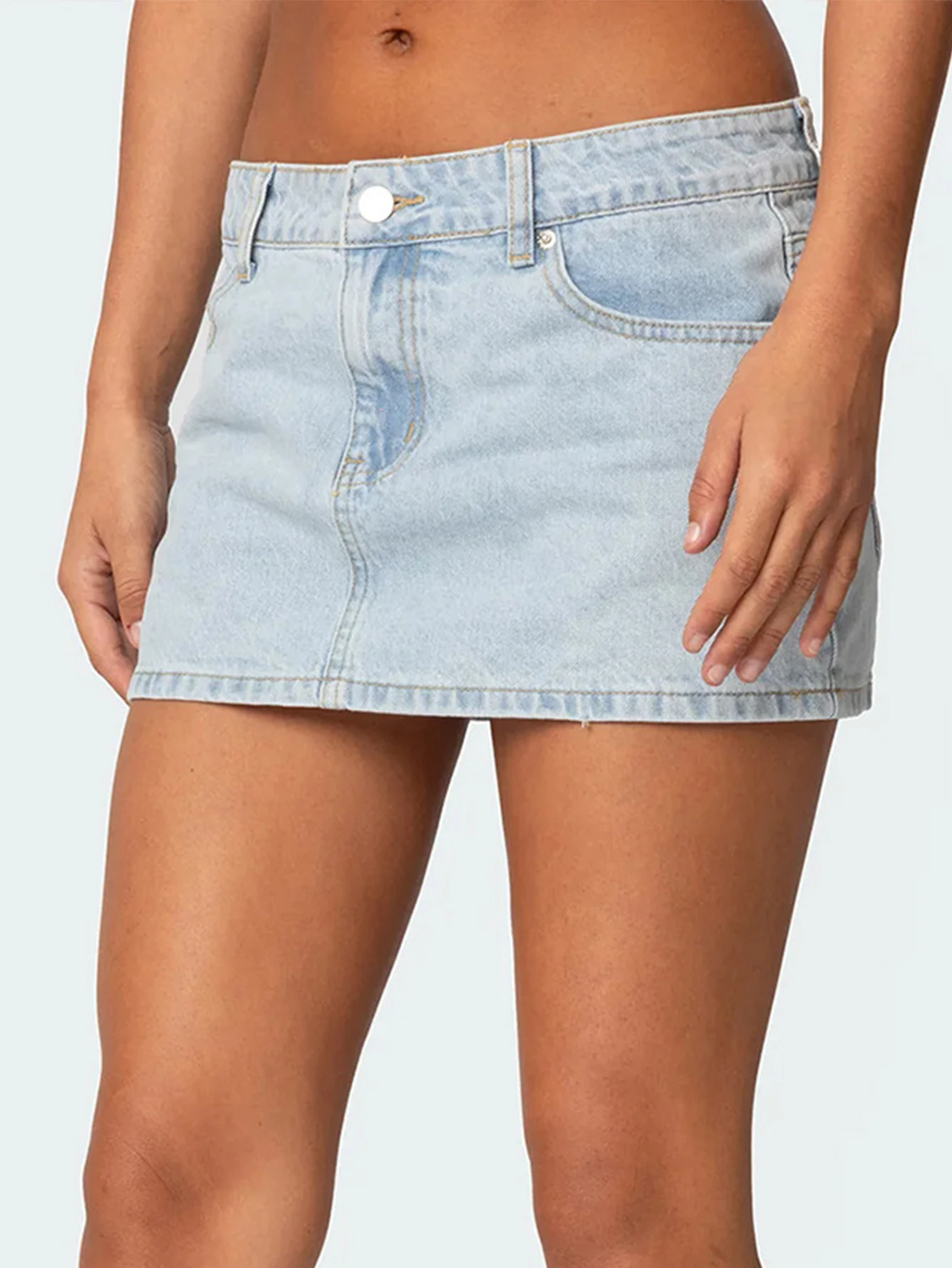 Sexy black jean mini skirt women summer denim skirts for woman fashion casual streetwear clothing low waist short micro skirt