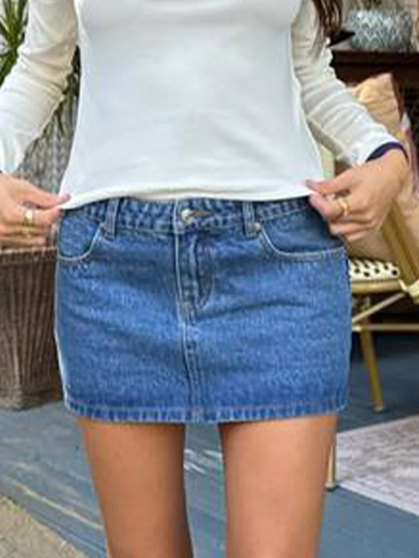 Sexy black jean mini skirt women summer denim skirts for woman fashion casual streetwear clothing low waist short micro skirt