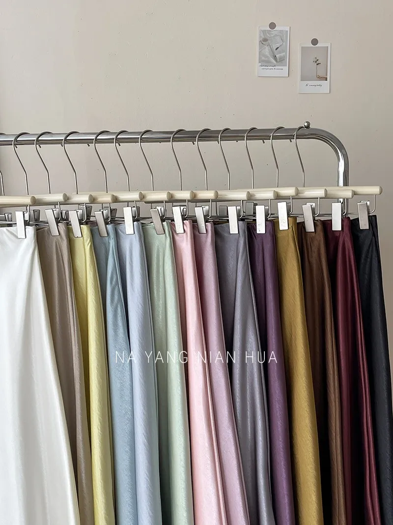Beiyingni 2025 New Style Woman's Satin Mermaid Skirt Spring Summer Luxury Elegant Office Ladies Skirts Fashion Ball Gown Skirt