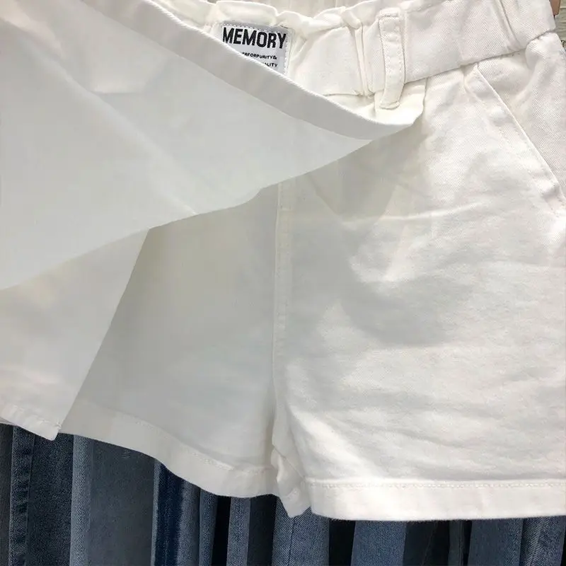 White Skirt Women High Waist Cotton Summer Jupe 2025 Faldas Mujer De Moda Fashion Casual Bodycon Mini Y2k Skirts Korean Saia
