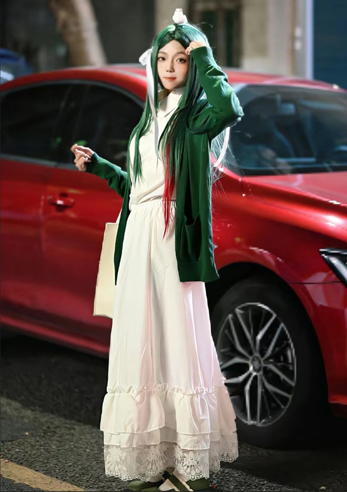 Women's Skirt Vintage French Elegant Ruffled Double Layer Half Skirt Lolita Long Skirts Women Fashion 2023 A-line Pleated Skirt