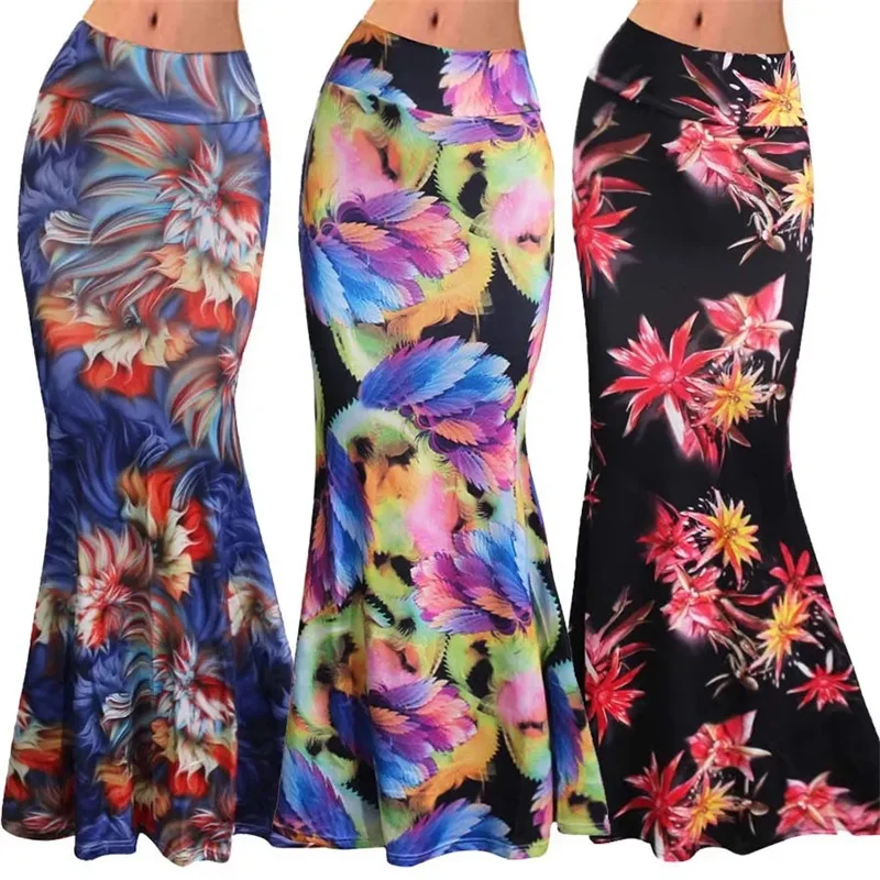 Summer High Waist Package Hip Skirt Ladies Long Skirts Package Hip Skirt Skirt For Spicy Women Versatile and Slim Fit Long Skirt