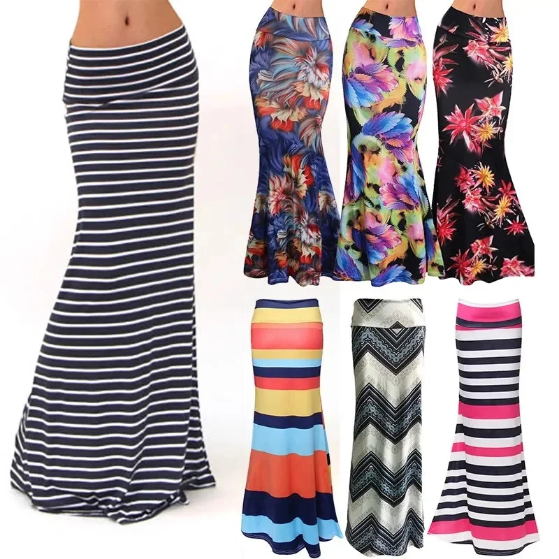 Summer High Waist Package Hip Skirt Ladies Long Skirts Package Hip Skirt Skirt For Spicy Women Versatile and Slim Fit Long Skirt
