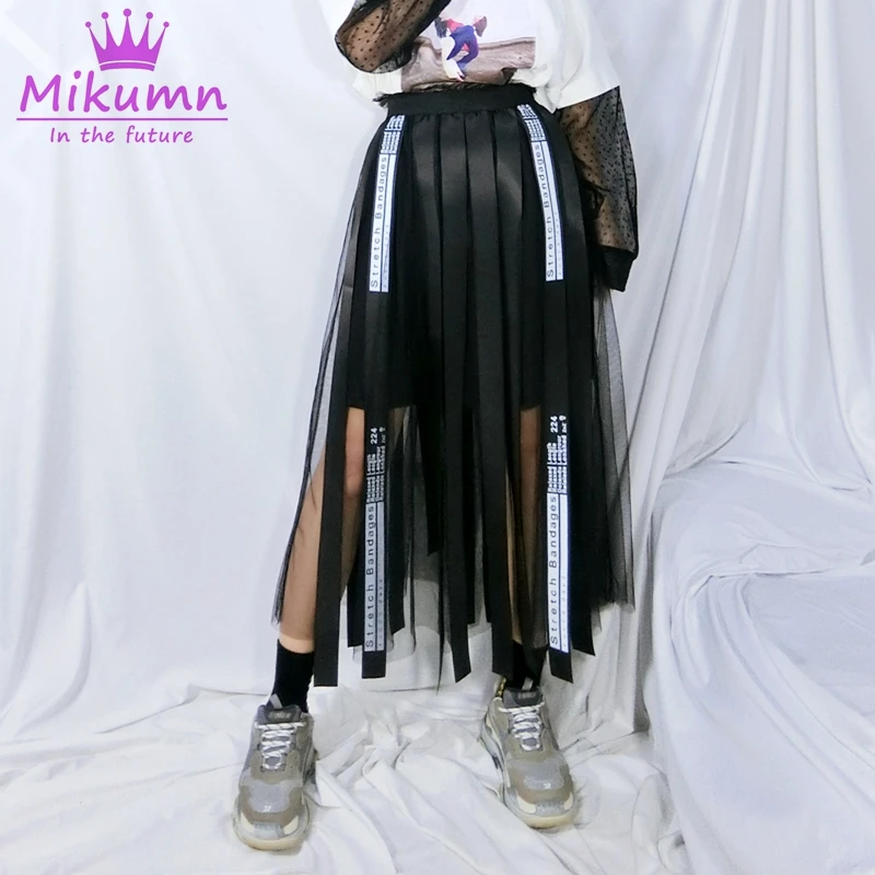 Mikumn Harajuku Skirt Punk Style Women High Waist Skirt Gothic Streetwear