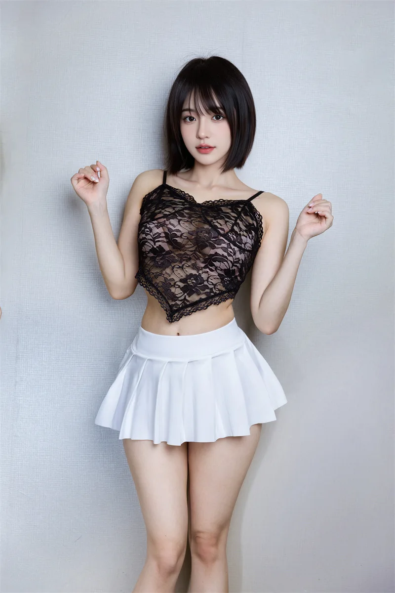 Sexy Women's Ultra-short Pleated Skirt Outdoor Mini Micro A-Line Skirts Nightclub Woman Dance Wear Allure Short Skirts
