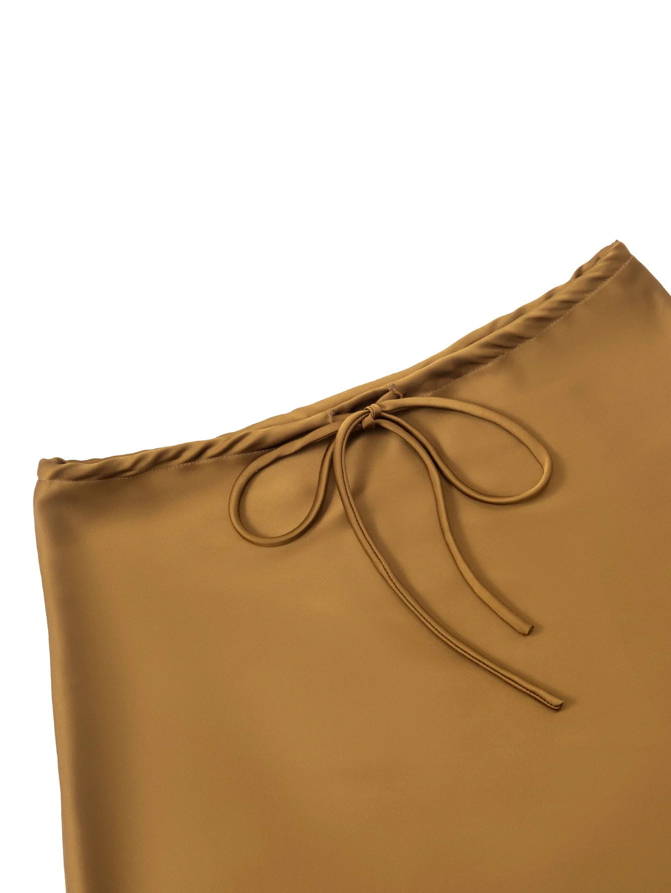 Satin Mini Skirts Women Summer Beige Silk Short Skirt for Woman Drawstring High Waist Black Satin Skirt A Line Women Short 2025
