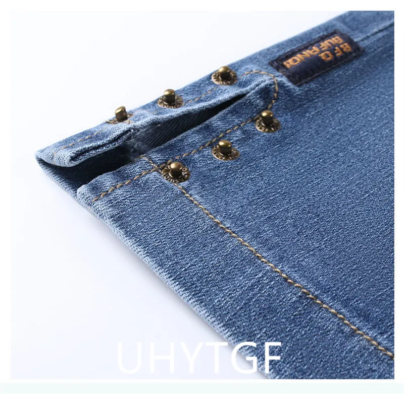 Women's Denim Skirts Spring Summer Jeans Skirts Streetwear Sexy Sheath Skirts Female Fashion High-Waisted Split Vintage Skirts