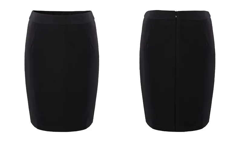Naviu Fashion Professional Formal Work Hips Skirt Office Ladies Gray Black Step Bottoms One Step Mini Dress
