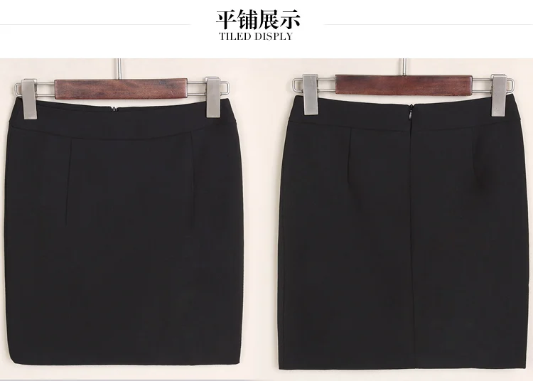 Naviu Fashion Professional Formal Work Hips Skirt Office Ladies Gray Black Step Bottoms One Step Mini Dress