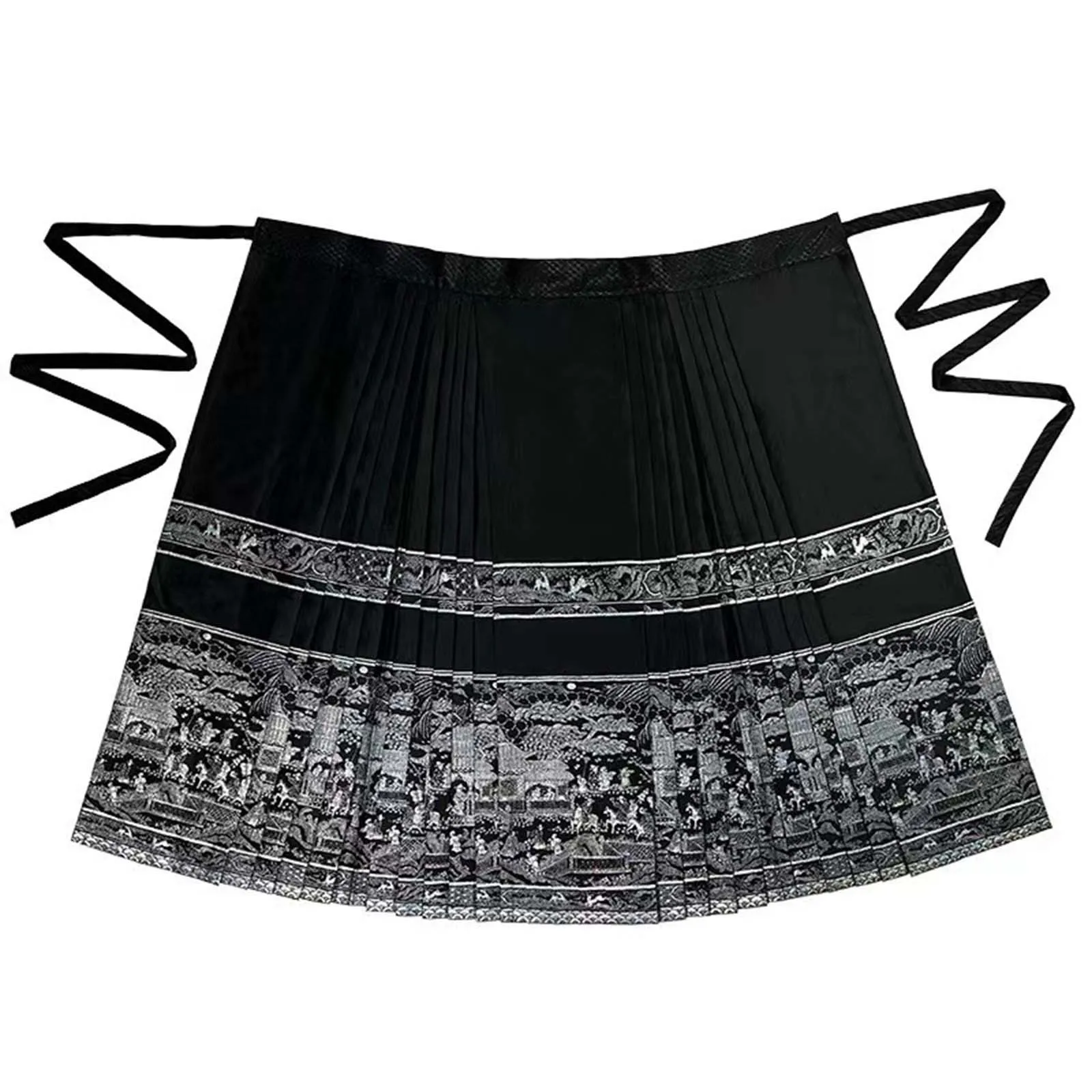Long Skirts Vintage Y2K Skirt Horse Face Skirt Fashion Clothes Casual Ethnic Style Streetwear Elegant Chinese Hanfu Costume