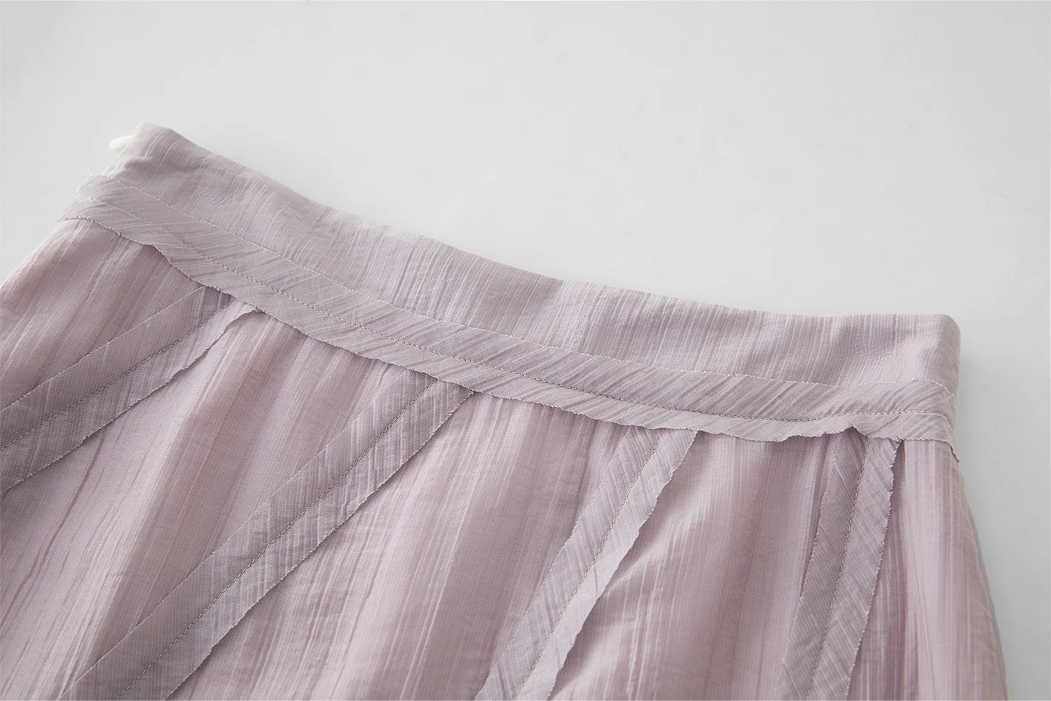 ZIQIAO Purple Design Bias-cut Skirt for Women 2025 New Summer Temperament A-line Skirt Long Skirt 25ZQ92380