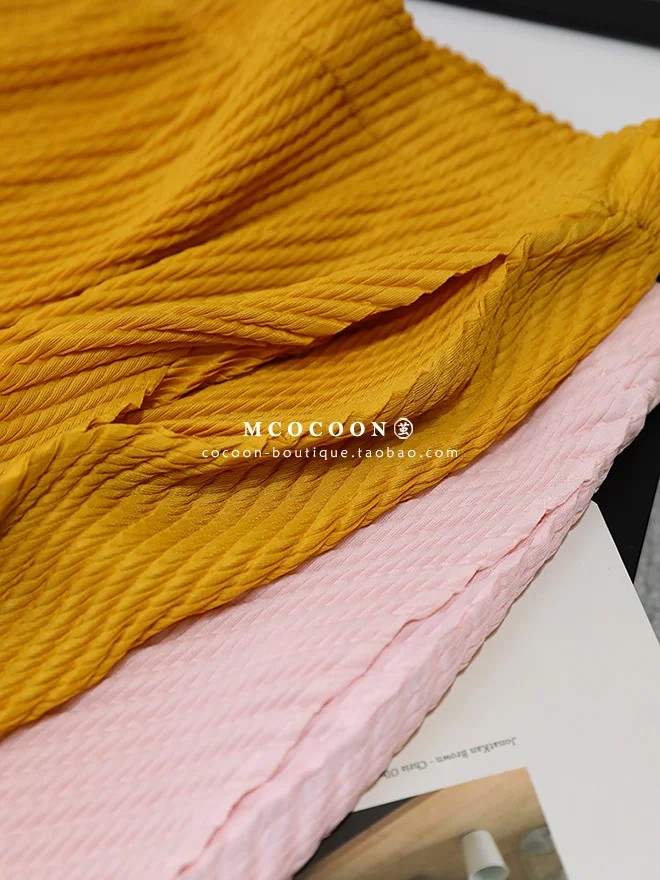 Miyake Pleated 2025 Summer New Girls' Skirt Is Fashionable And Versatile, A High-waisted Diamond-patterned Tassel Skirt