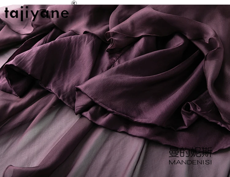 TAJIYANE 100% Natural Mulberry Silk Womens Skirts Fashion Summer Skirts Women Clothing 2024 New Arrivals Long Skirt Топ С Юбкой