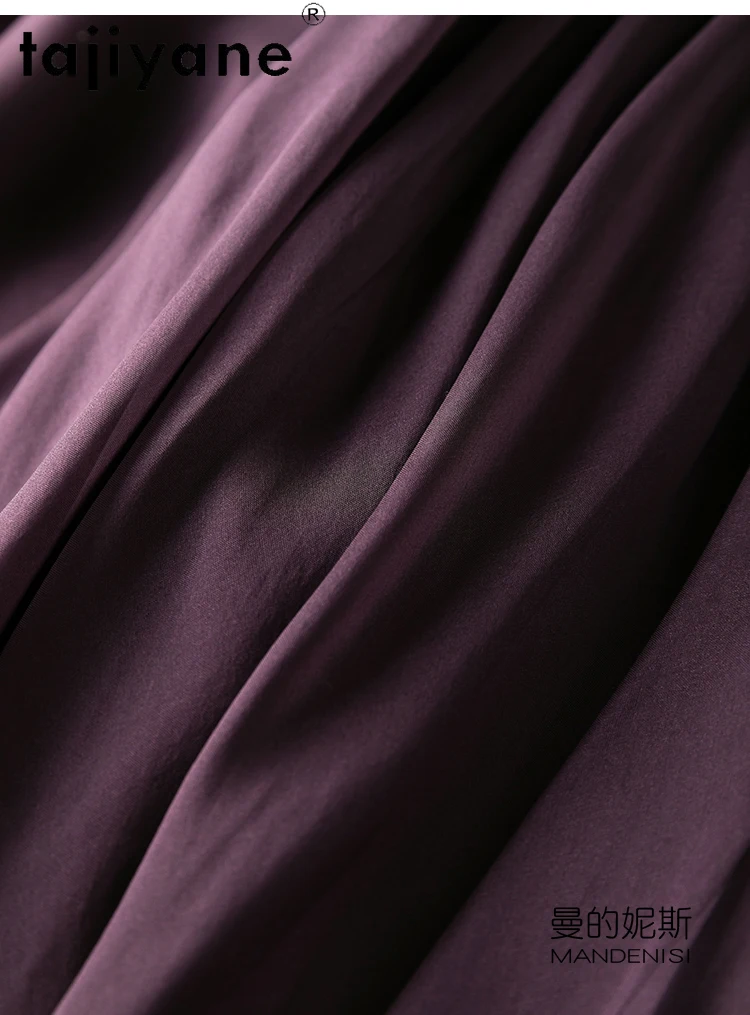 TAJIYANE 100% Natural Mulberry Silk Womens Skirts Fashion Summer Skirts Women Clothing 2024 New Arrivals Long Skirt Топ С Юбкой