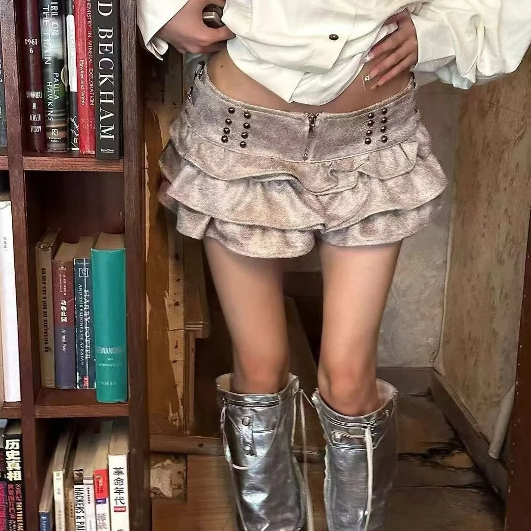 2026 Y2K Sweet Cake Skirt Women High Waist Mini Pleated Skirt Japanese Harajuku Female Kawaii Retro Party Streetwear Clothing